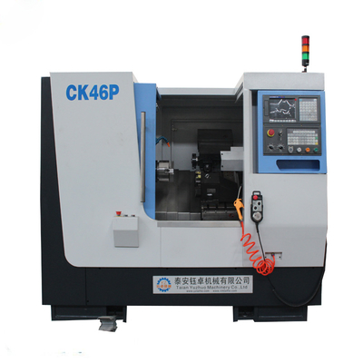 TCK360 CK46P 작은 금속고 정밀도는 플라이 커터와 침대 새로운 중국 CNC 선반을 기울입니다