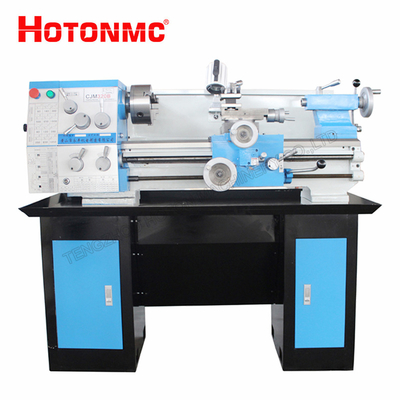 작은 탁상 선반 플랫 베드 CNC 선반 수평 선반 기계 금속 탁상 선반 기계 CJM320